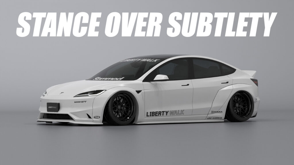  Does A Liberty Walk Widebody Kit Work On A Tesla Model 3?