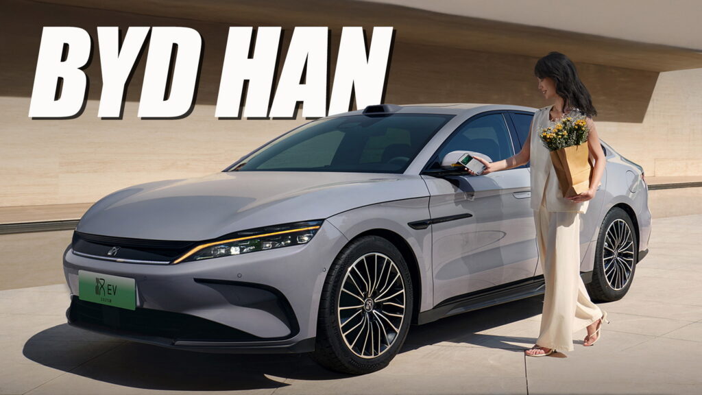  Upgraded 2025 BYD Han Debuts In China, PHEV And EV Now Look The Same