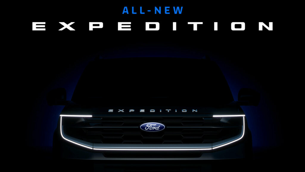  2025 Ford Expedition Shows Its Face Ahead Of October Debut