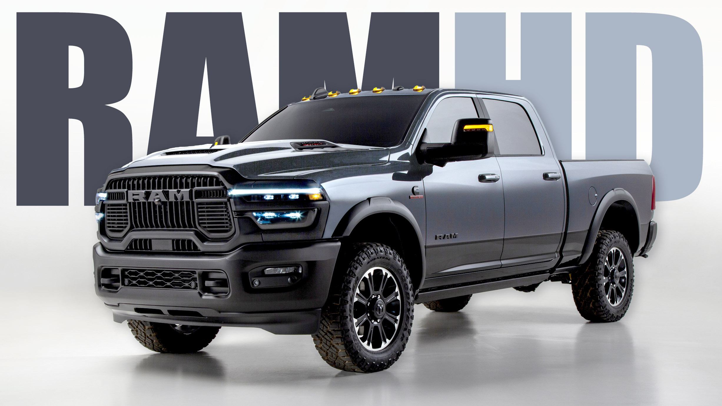 2025 Ram HD Lineup Shows Beefy Grille And Split Headlights In 