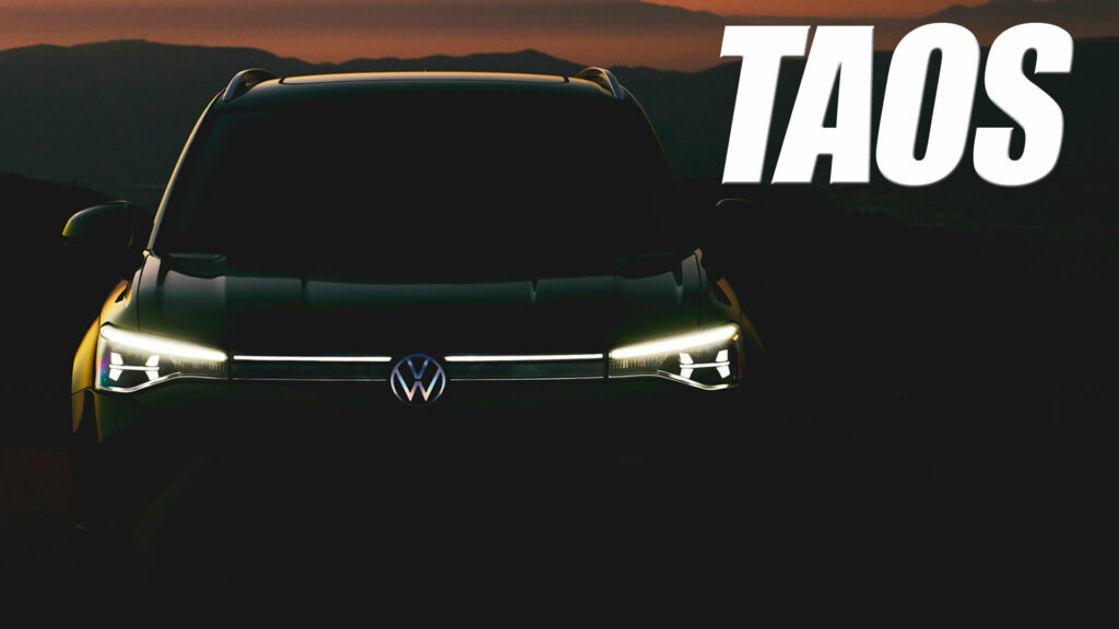  2025 VW Taos Teases Its Glow Up Ahead Of Sept 12 Debut