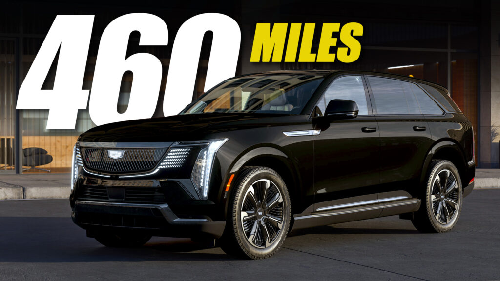  Cadillac Auctioning First Escalade IQ, Estimated Range Jumps To 460 Miles