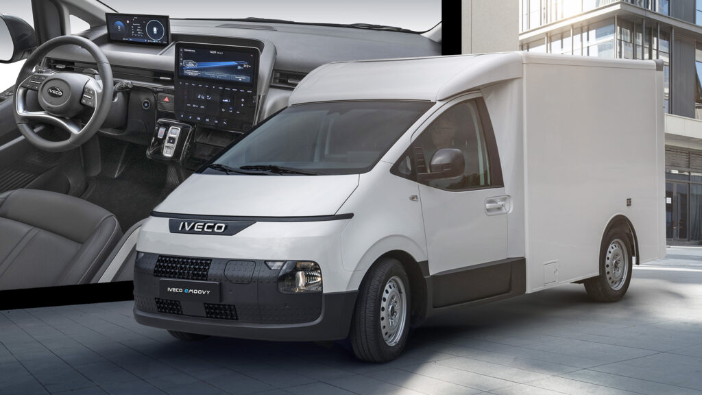  Iveco eMoovy Is An Electric Van Based On The Hyundai Staria