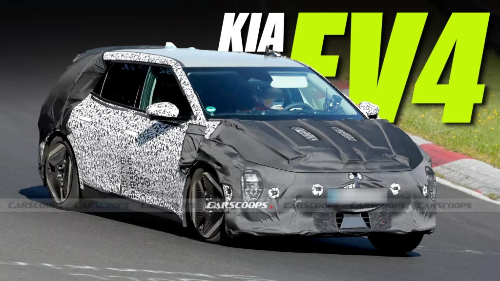  Kia EV4 Hatch Drops More Camo As It Hunts The MG4