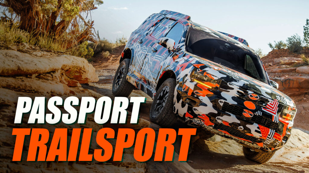  2026 Honda Passport Trailsport Teases Chunkier Design And Off-Road Agility