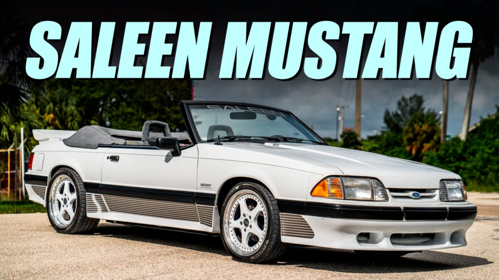  Rev Up Your 80s Nostalgia With This Foxy Saleen Mustang