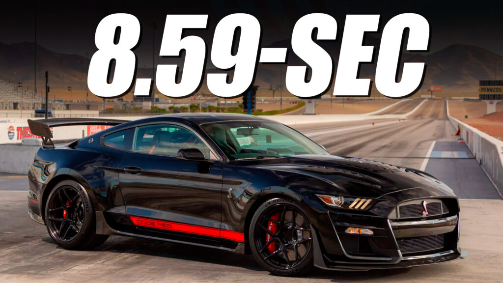  Shelby’s 1,300 HP GT500 Code Red Runs 1/4 Mile In Insane 8.59 Seconds