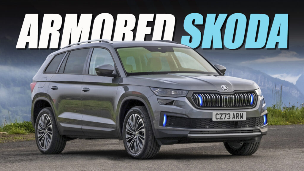  Your Favorite Family SUV, The Kodiaq, Now Deflects Bullets And Grenades