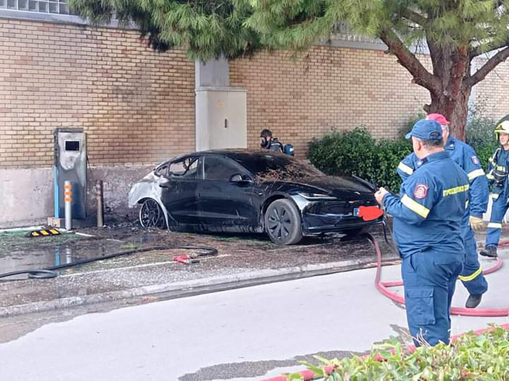     Tesla Model 3 Highland burns while charging, but don't blame the battery