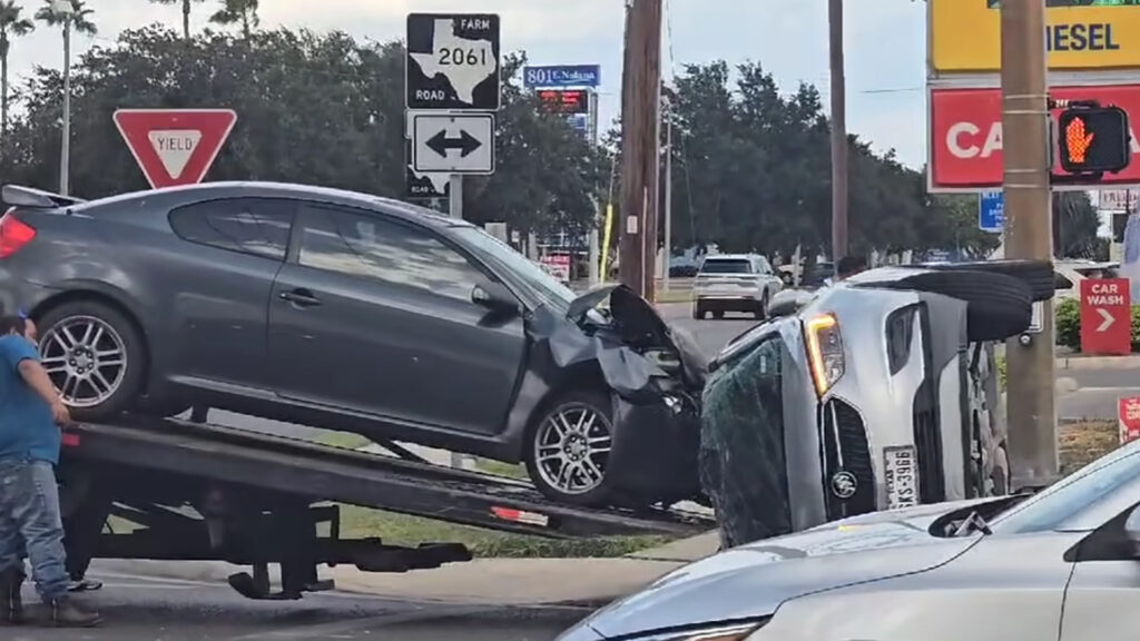  Tow Truck Driver’s Genius Plan To Flip SUV? A Crushed Scion, Obviously