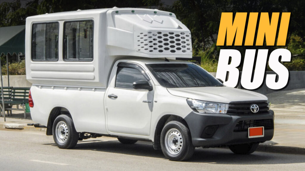  Thai Company Turns Toyota Hilux And Crew Into Minibuses For Monks, Nuns, And More