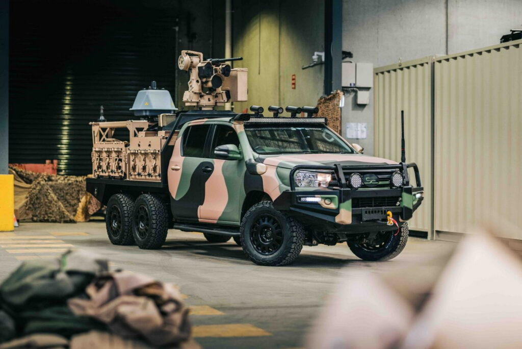 Toyota Hilux Transforms Into A 6×6 Military Truck Ready For Battle ...