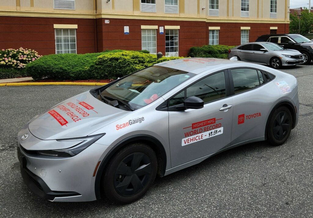  Toyota Prius Breaks World Fuel Economy Record With 93.2 MPG On 3,200-Mile Trip