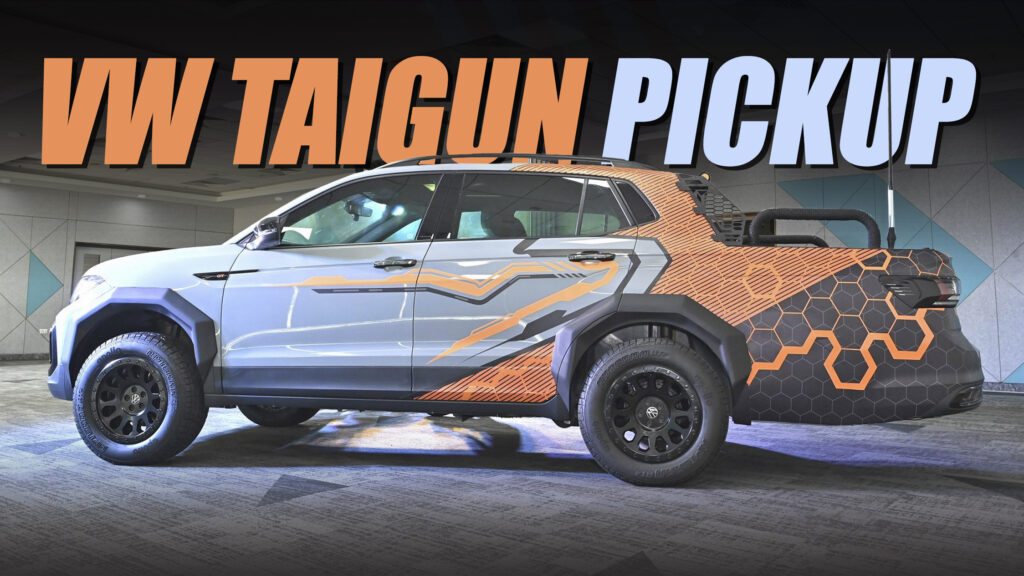  VW Taigun SUV Becomes A Pickup, And It’s Just As Awkward As You’d Expect