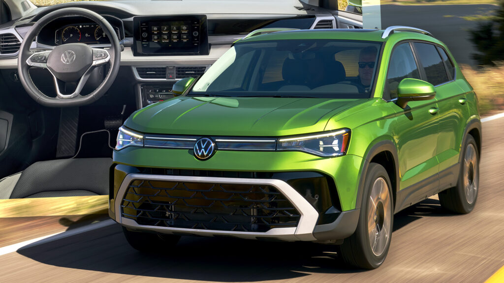  2025 VW Taos Arrives With Sleeker Face And More Power, Ditches DSG