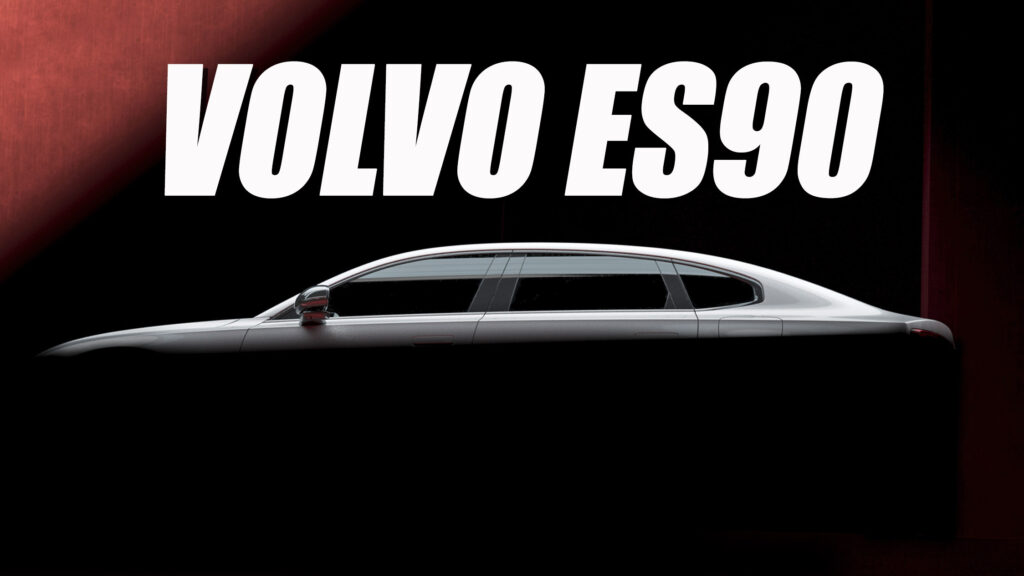  Volvo ES90 Teased As New Electric Flagship Sedan