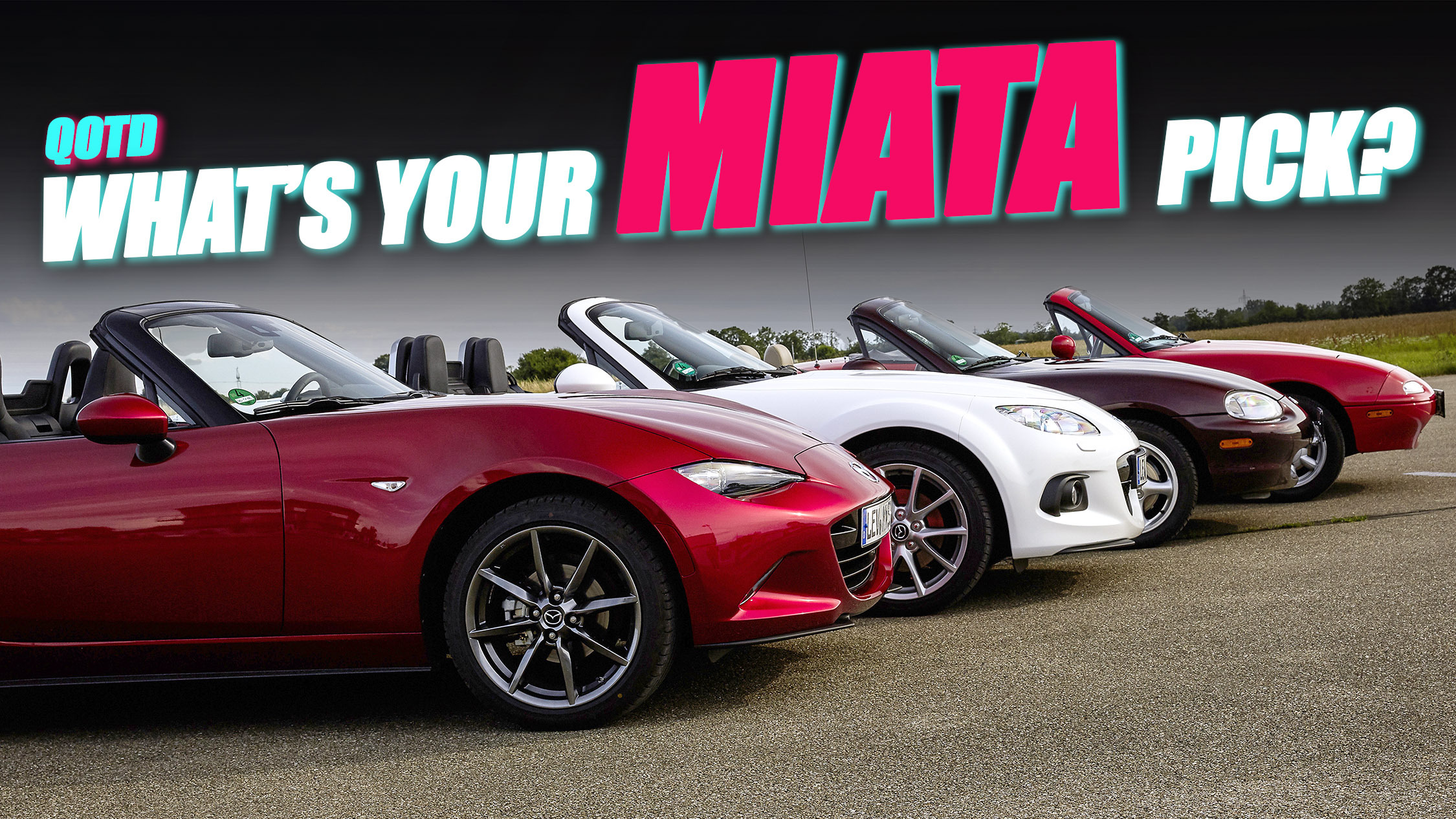 Poll: Which Mazda MX-5 Generation Is The Best?