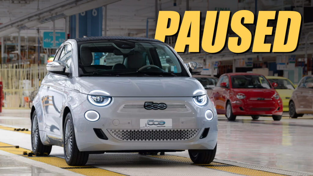  Fiat 500e Production Paused Because No One Is Buying It