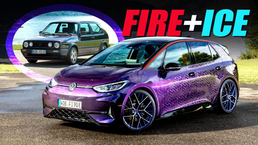  VW ID.3 GTX Fire+Ice Is A Hot Electric Hatch That Pays Tribute To The Past