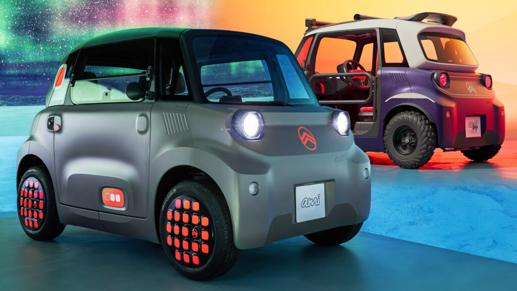     2025 Citroen Ami gets more fun with bug eyes and 2CV-style gills