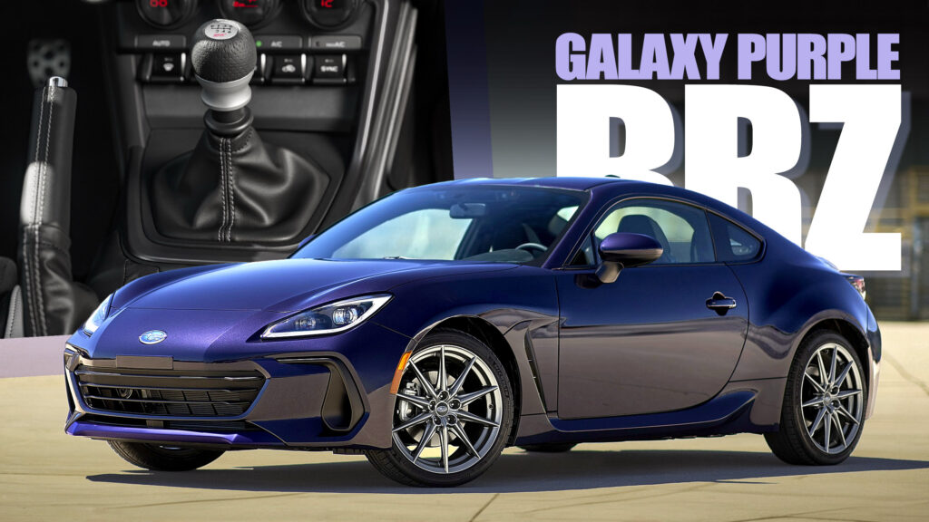  See Photos Of The 2025 Subaru BRZ Series.Purple That’s Capped To 500 Units