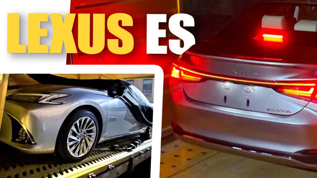  2026 Lexus ES: Leaked Photos Reveal Subtle Facelift