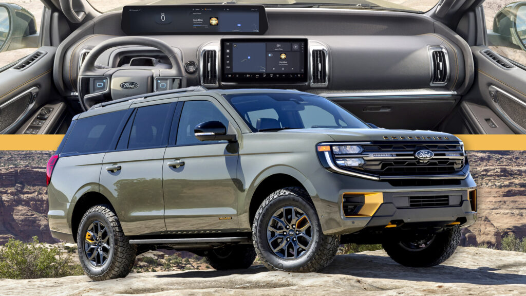 New 2025 Ford Expedition Adds OffRoad Tremor And Split Tailgate Carscoops