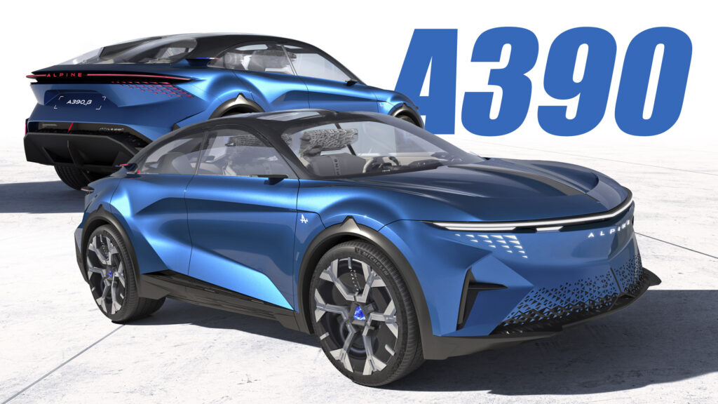  Alpine A390_β EV Concept Combines Sportiness With Usability, Previews 2025 Crossover