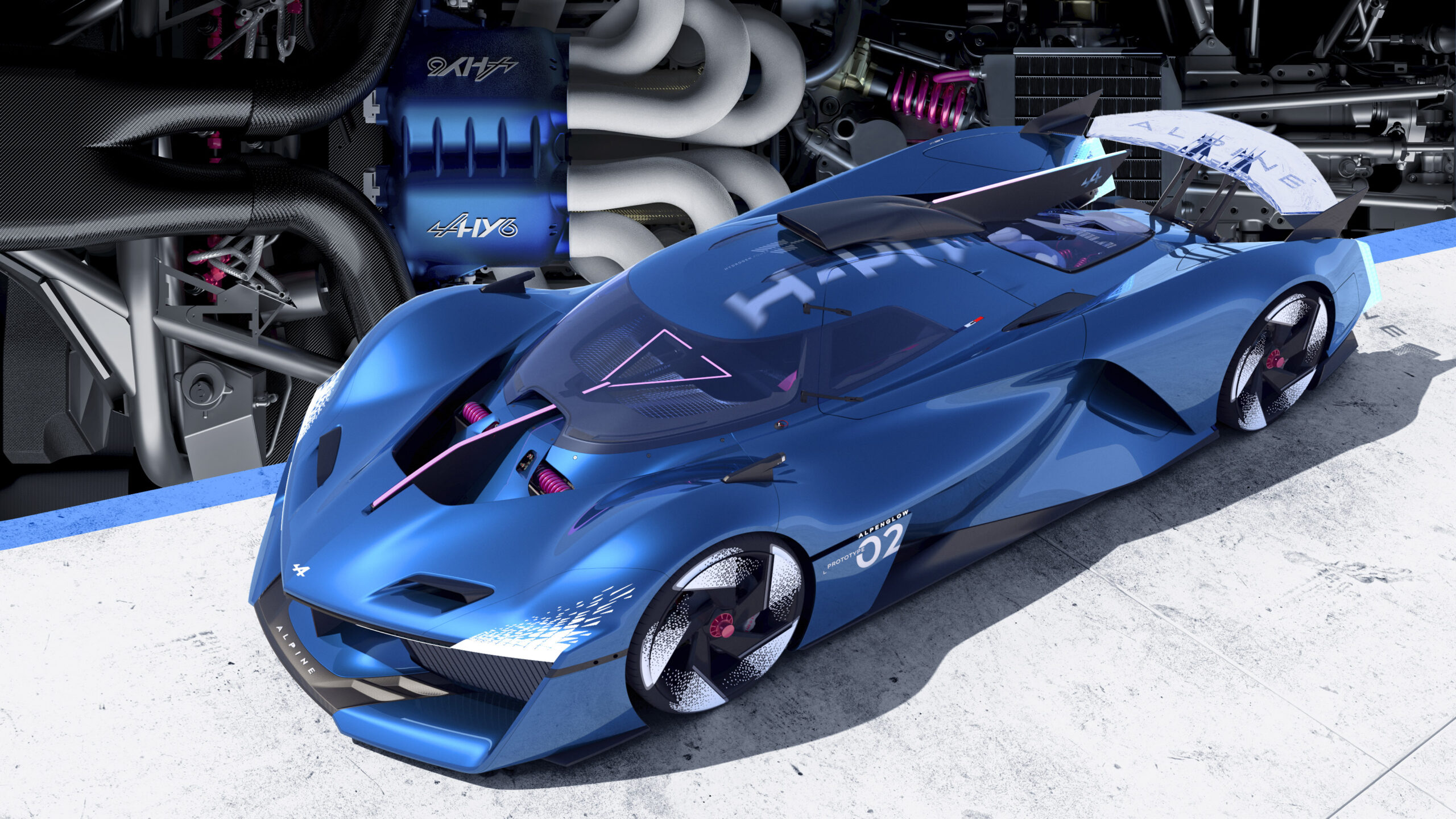 Alpine Unveils Alpenglow HY6: Hydrogen-Fueled Hypercar for Le Mans Racing