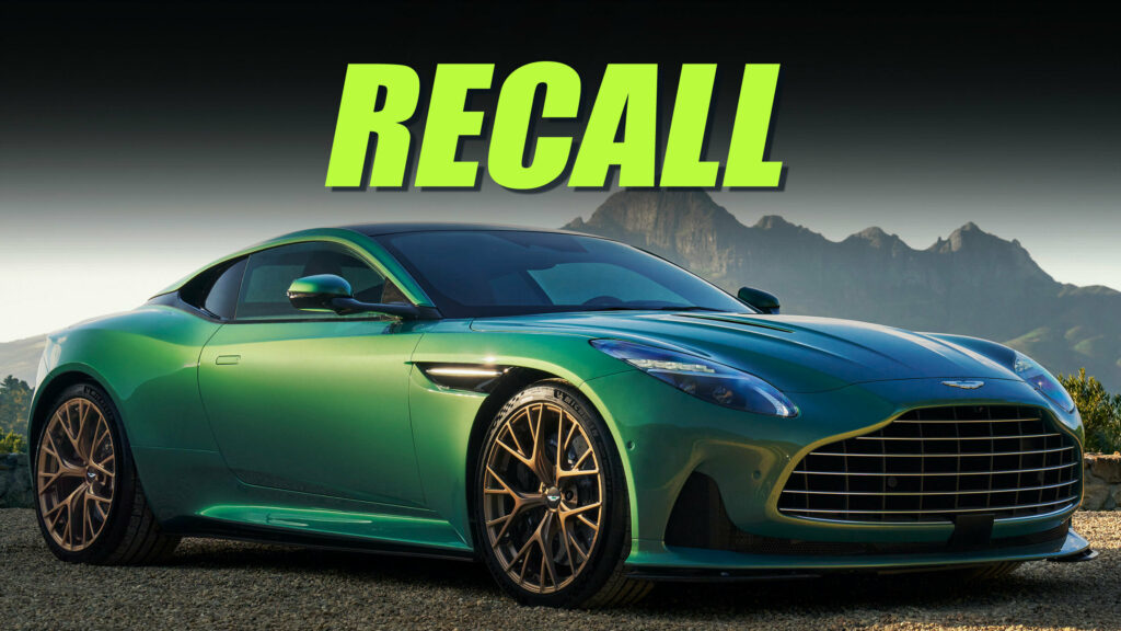  Aston Martin Vantage, DB12 And DBX Recalled Over Faulty Oil Lines