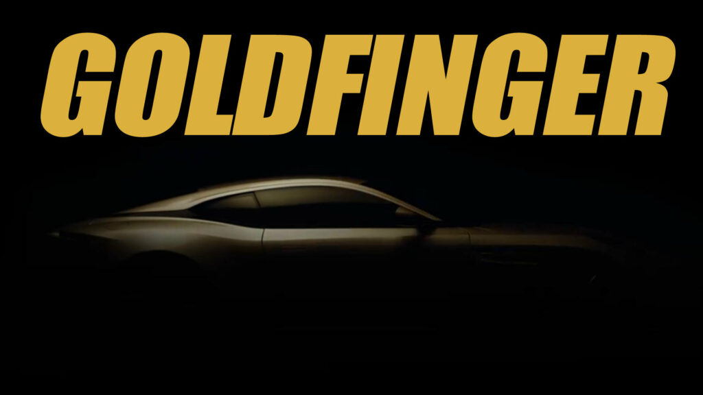  Aston Martin DB12 Goldfinger Teased As 60th Anniversary Special