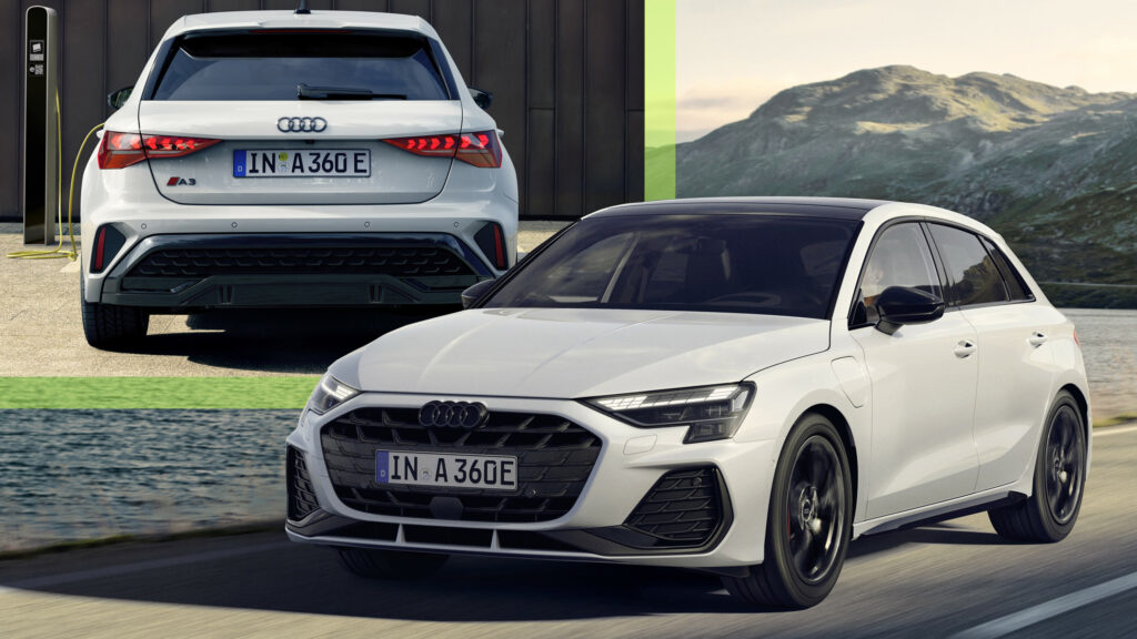  2025 Audi A3 TFSI e PHEV Has Up To 268 HP And 89 Miles Of Electric Range