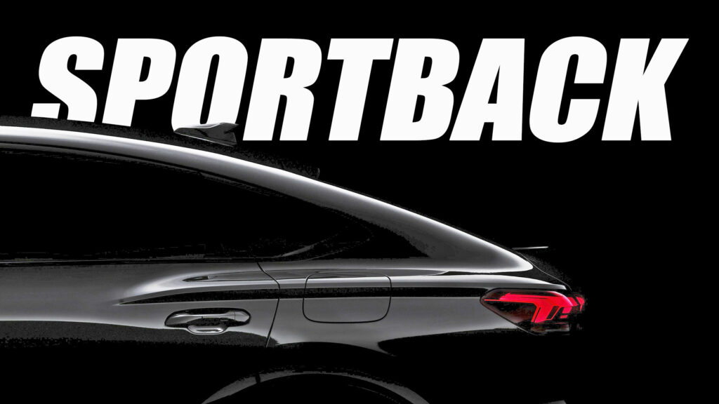  Audi Quietly Teases Sleek Q6 E-tron Sportback Ahead Of Paris Show Debut