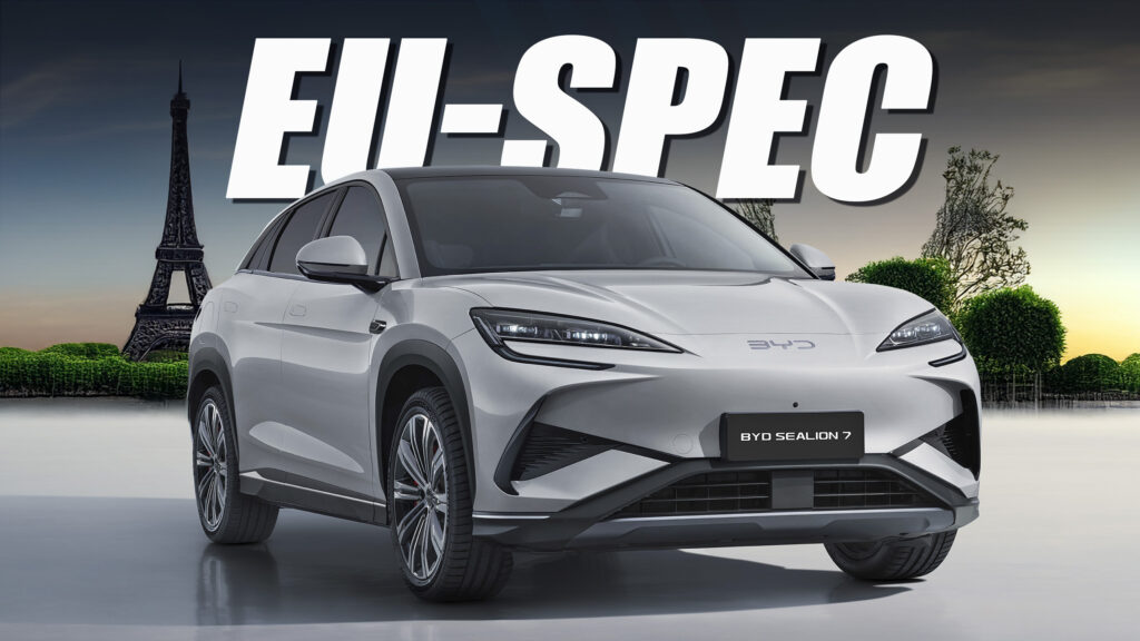  Sealion 7 Debuts In Europe As BYD’s Latest Tesla Challenger