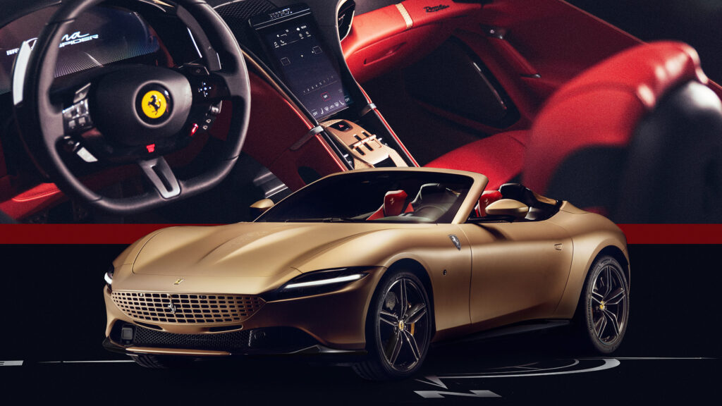  Ferrari’s Tailor Made Roma Spider Has Some Seriously Cool Custom Details