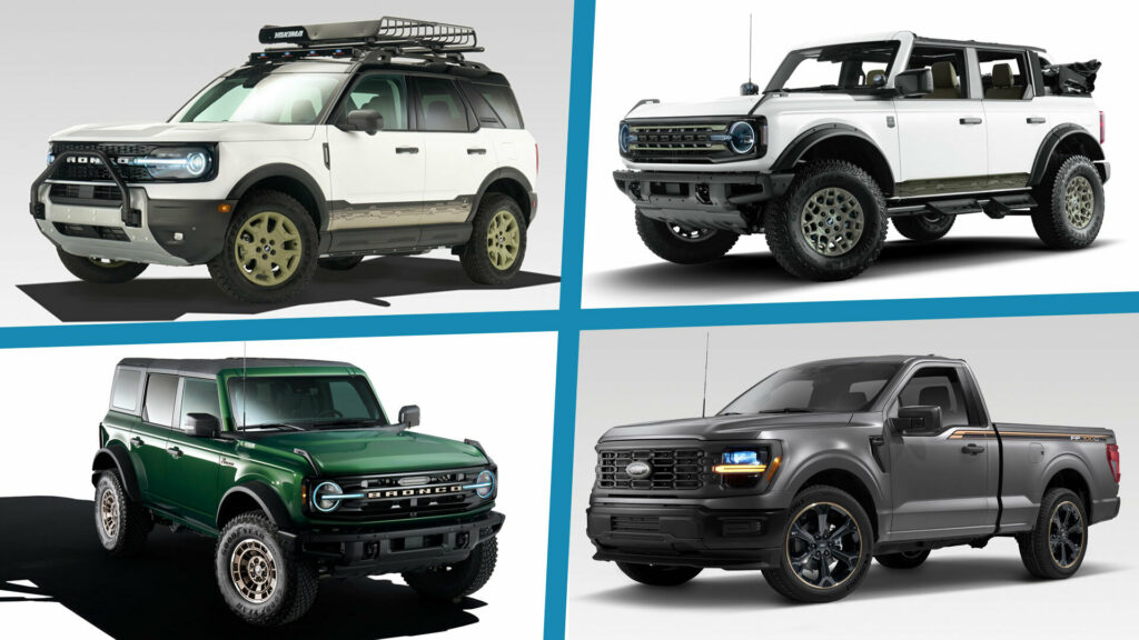  Ford’s SEMA Lineup Includes 700 HP F-150 And Broncos Galore