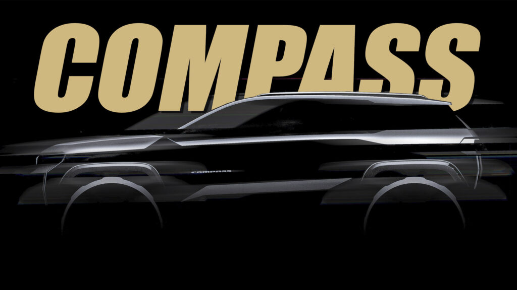  Next-Gen Jeep Compass Teased, Will Debut In Europe In 2025