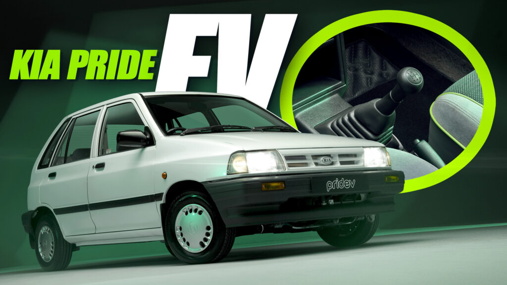  Kia Built A 1996 Electric Sleeper With A 5-Speed Manual That’ll Smoke You Off The Line