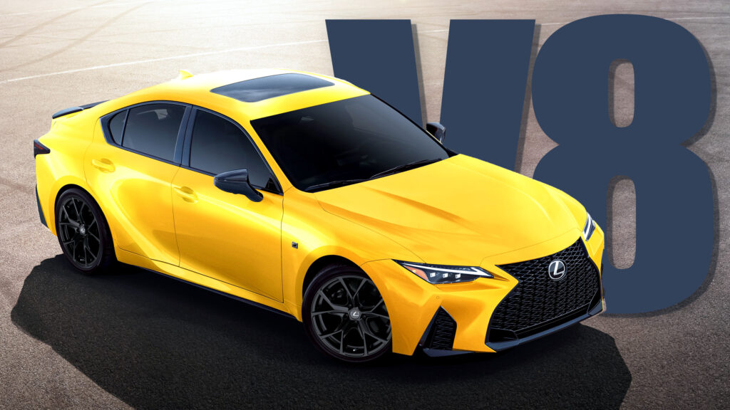  Lexus Throws Bold Yellow Paint And BBS Wheels On V8-Powered 2025 IS And It’s Glorious