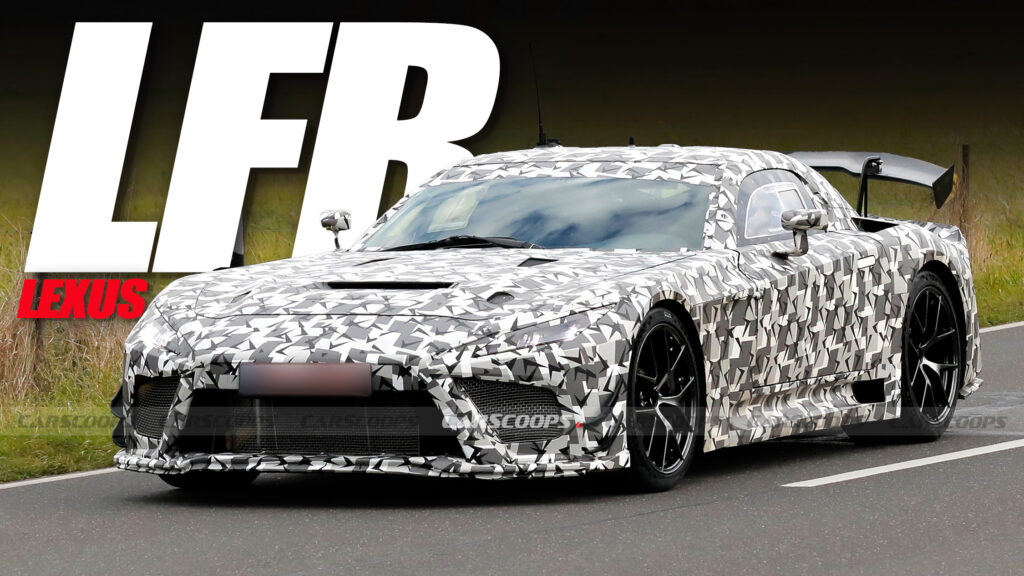 New Lexus LFR Supercar Breaks Quilt In Side road-Criminal Shape | Carscoops