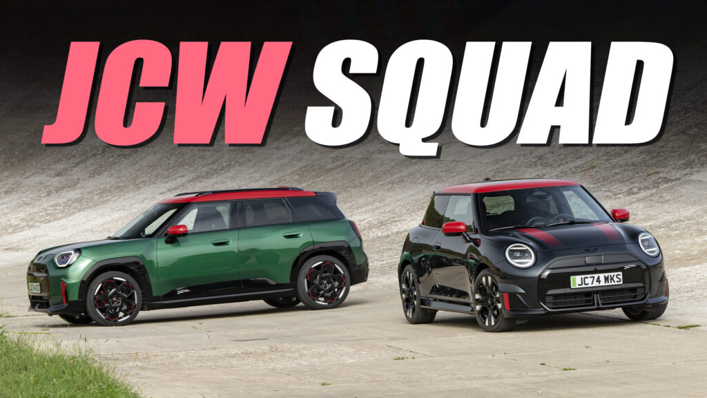  Mini Launches Full-Blown JCW Versions Of Cooper Electric And Aceman EVs With 255 HP