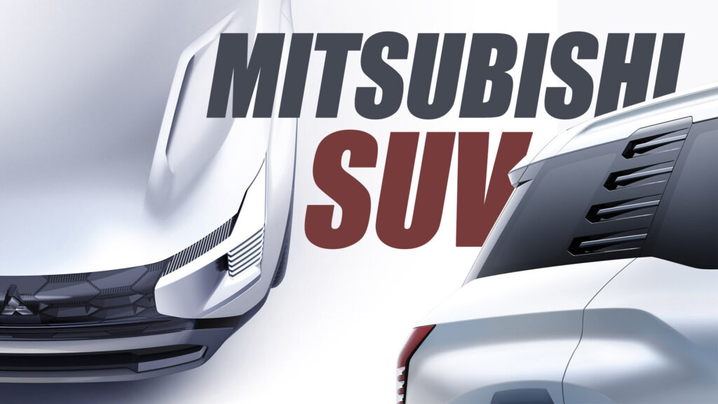  Mitsubishi Teases New 7-Seater SUV Concept