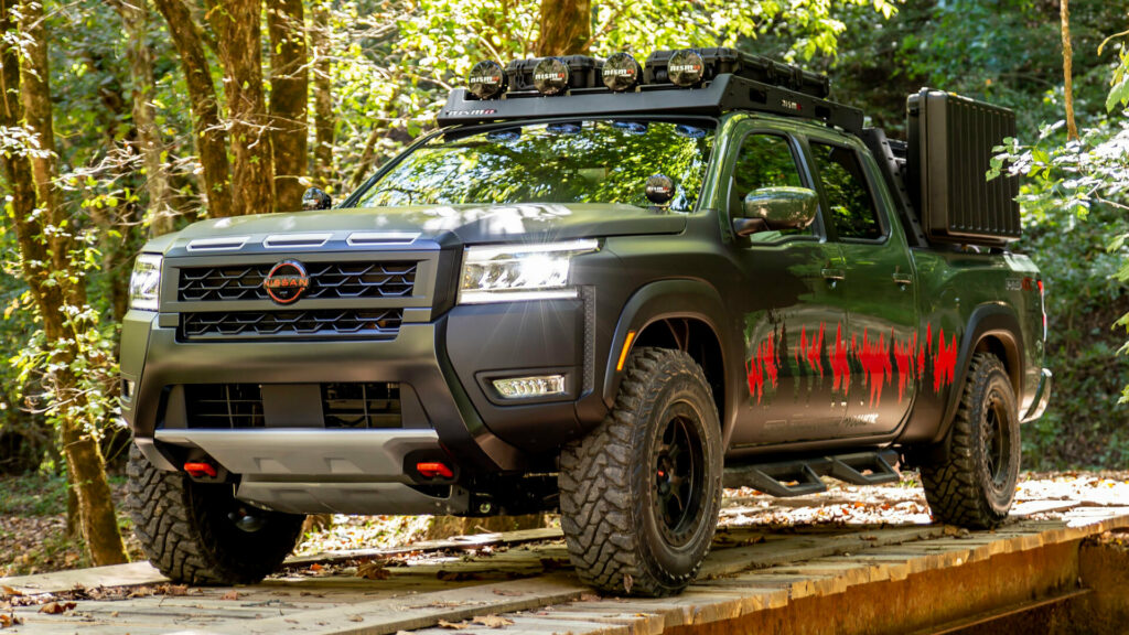  Nissan Project Trailgater Is A Frontier Mobile Man Cave