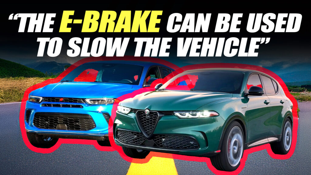  Dodge Hornet, Alfa Tonale Owners Told To Use E-Brake If Brake Pedal Fails While Driving