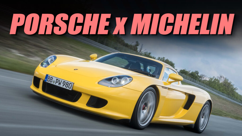  Porsche Carrera GT Gets Bespoke Michelin Pilot Cup 2 Tires Two Decades After Launch