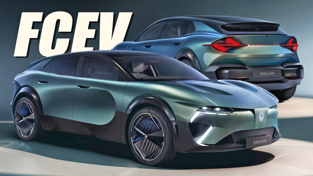  Renault Embleme Concept Is A Sleek FCEV Crossover With Ultra-Low Emissions