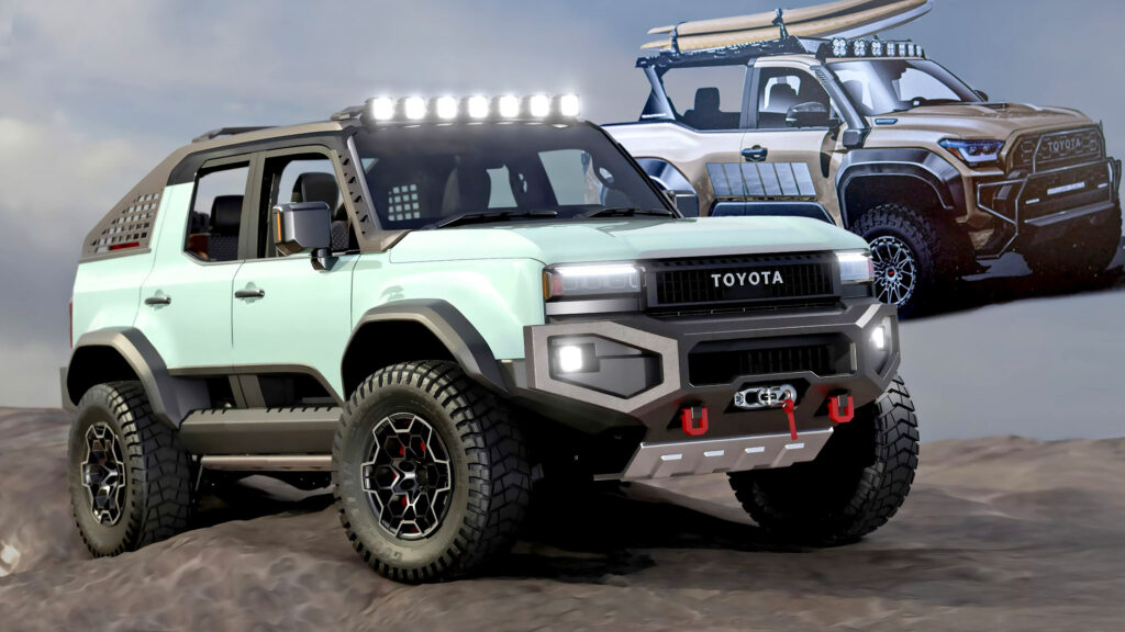  Toyota Is Building A New Land Cruiser Pickup And A 2-Door 2025 4Runner For SEMA