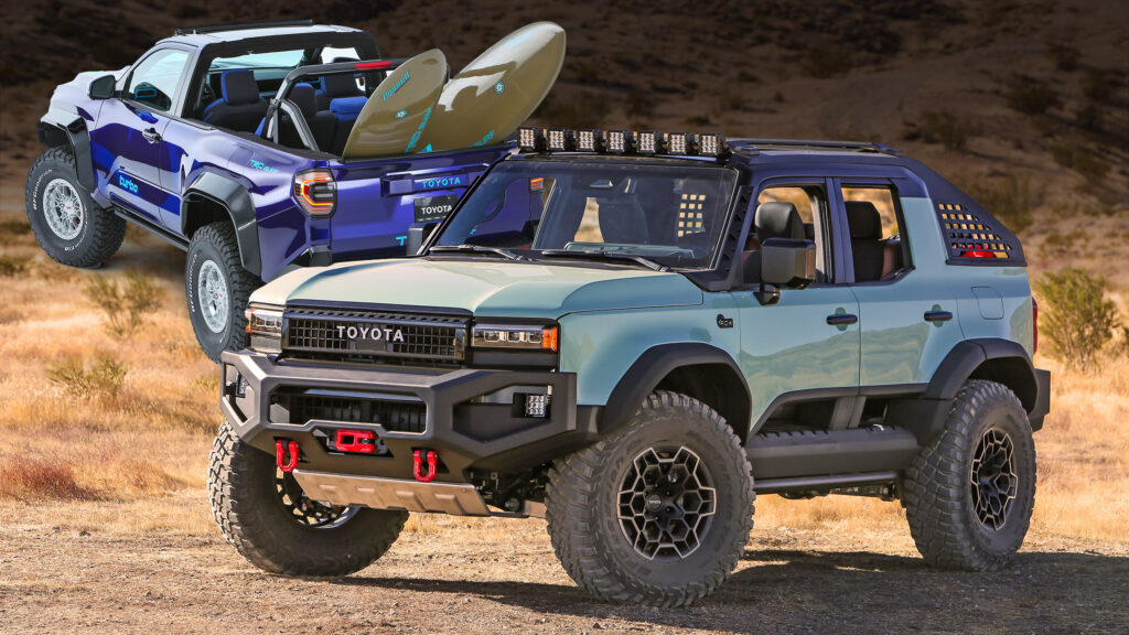  Toyota Made A New Land Cruiser Pickup And A 2-Door 2025 4Runner For SEMA (Updated)