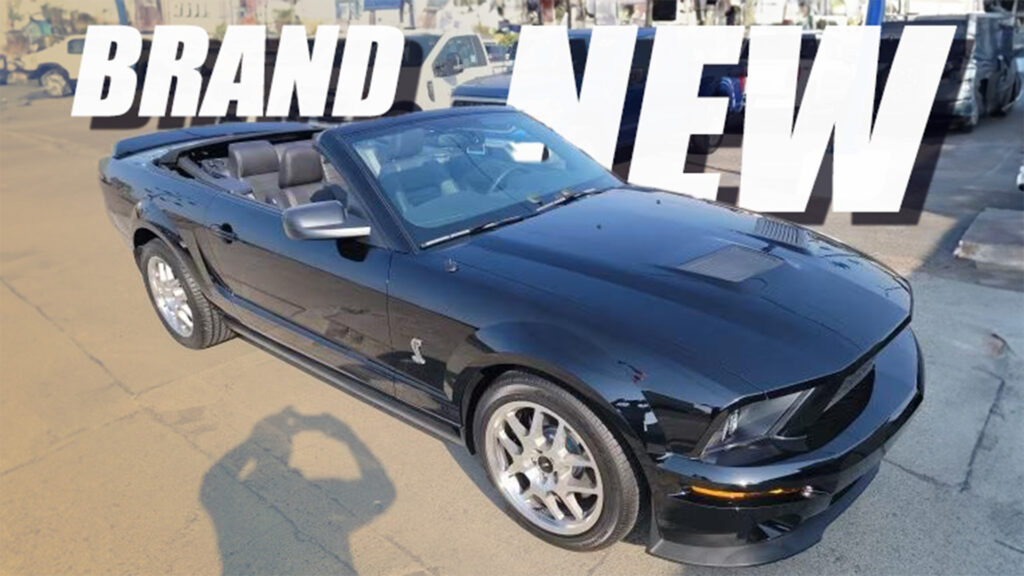  ‘New’ 2008 Shelby GT500 Mustang With 3-Year Warranty Sounds Tempting