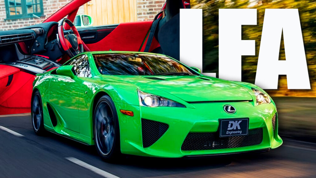  Rare Green Lexus LFA Surfaces With Just 839 Miles, And It’s As Wild As You’d Expect